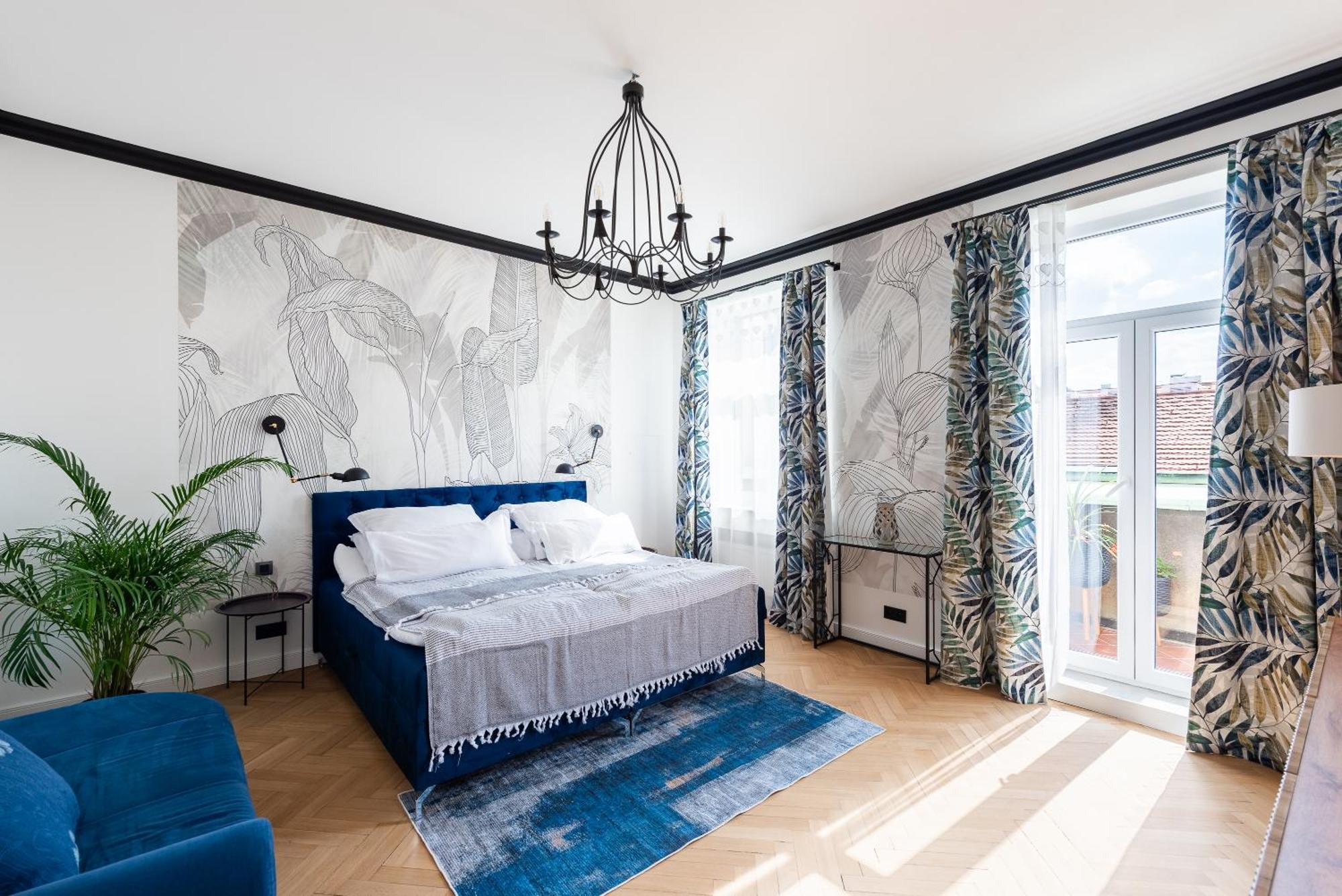 Luxury Apartment With A Balcony And A Terrace Prag Eksteriør billede